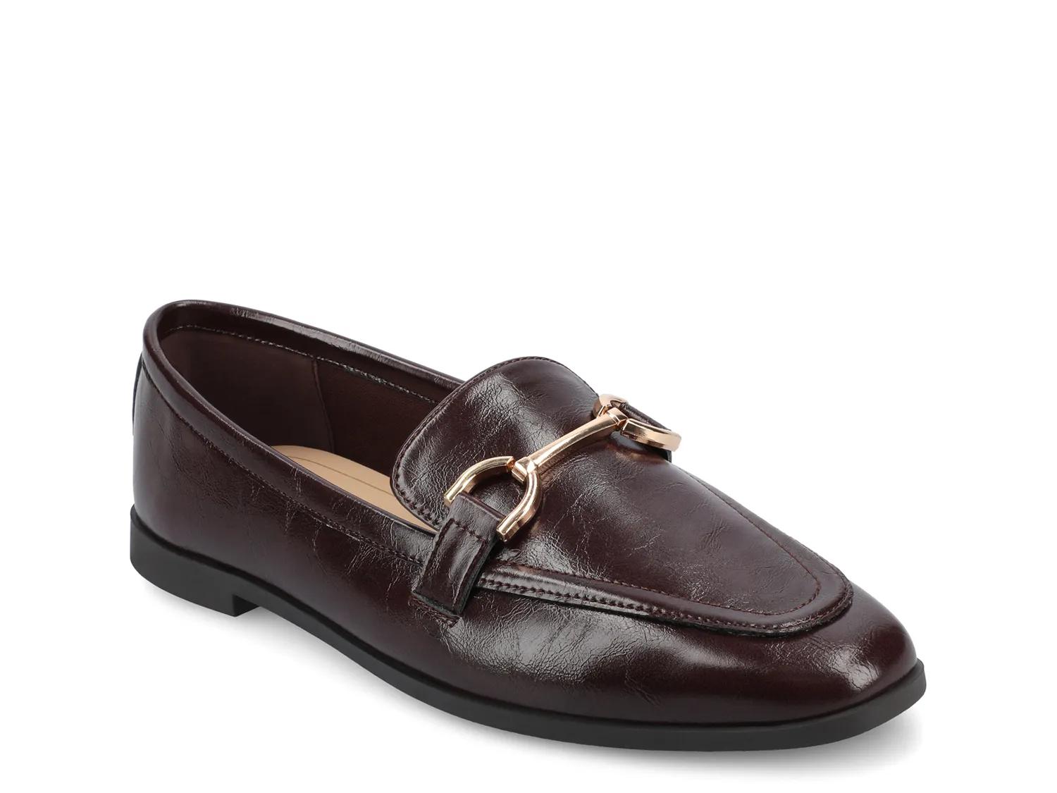 Journee Collection Mizza Loafer | Women's | Burgundy | Size 6 | Flats | Loafers