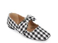 Seralinn Ballet Flat Black Plaid Print view