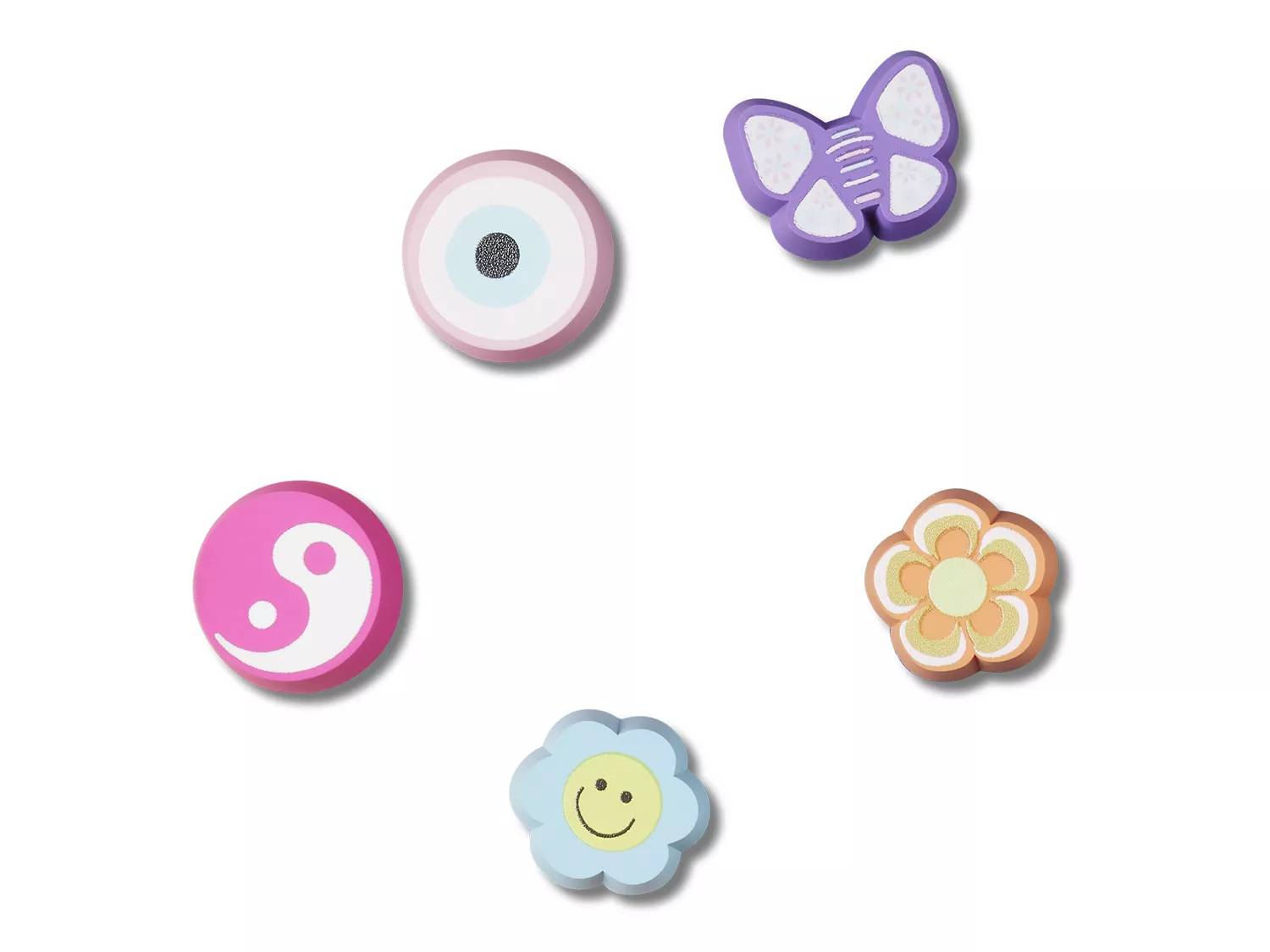 Nostalgia Eraser Jibbitz Set - 5 Pack