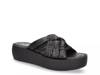 Ned-Italy Platform Sandal Black view