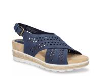 Cosette Wedge Sandal Navy view