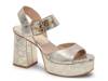 Bobby Platform Sandal Silver Metallic view