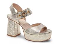 Bobby Platform Sandal Silver Metallic view
