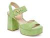Bobby Platform Sandal Dark Green view