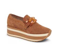 Jhenee Platform Sneaker Cognac view