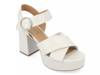 Akeely Platform Sandal Taupe view