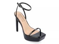 Telilah Platform Sandal Black view