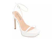 Telilah Platform Sandal White view