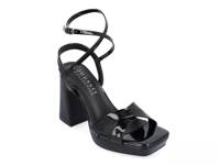 Zorana Platform Sandal Black view
