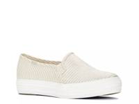 Triple Decker Platform Slip-On Sneaker - Women's Natural view