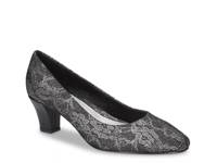 Ballari Pump Black/Silver Metallic Lace view