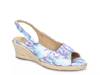 Devlin Espadrille Wedge Sandal Blue view