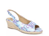 Devlin Espadrille Wedge Sandal Blue view