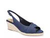 Devlin Espadrille Wedge Sandal Navy view