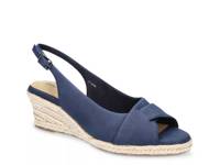 Devlin Espadrille Wedge Sandal Navy view