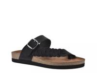 Happier Wedge Sandal Black Nubuck Leather view