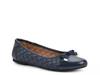 Seaglass Ballet Flat Navy view