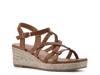 Swayze Espadrille Platform Sandal Brown view