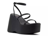 Kasie Wedge Sandal Black view