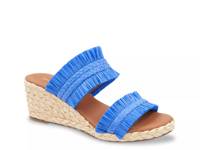 Nori Wedge Sandal Blue view