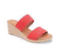 Nori Wedge Sandal Red view