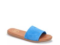 Paloma Sandal Blue Suede view