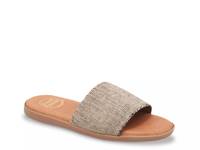 Paloma Sandal Beige/Black Fabric view