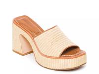 Kenny Raffia Platform Sandal Off White view