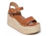 Mallorca Espadrille Wedge Sandal Dark Brown view