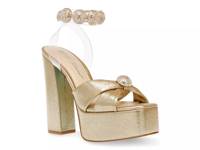 Mason Platform Sandal Gold Metallic view