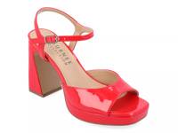 Ziarre Platform Sandal Red view