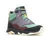 Speed Solo Mid Hiking Boot - Women's Grey/Teal/Burgundy view