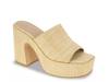 Swoop Platform Sandal Off White view