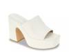 Swoop Platform Sandal Off White view