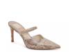 Kanika Mule Taupe Snake Print Leather view