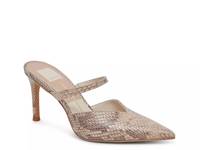 Kanika Mule Taupe Snake Print Leather view