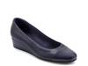 Gracey Wedge Pump Navy view