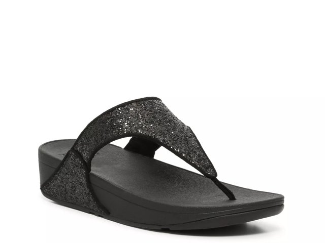 Shimma Wedge Glitter Sandal