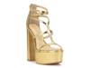 Aamina Platform Sandal Gold Metallic view