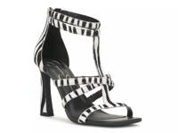 Aaralyn Sandal Black/White view
