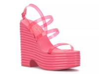 Cholena Wedge Sandal Coral view