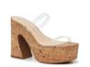 Samhita Platform Sandal Clear view