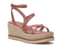 Carolie Espadrille Wedge Sandal Red view