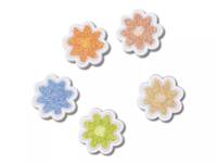 Flower Power Patches Jibbitz Set - 5 Pack Multicolor view
