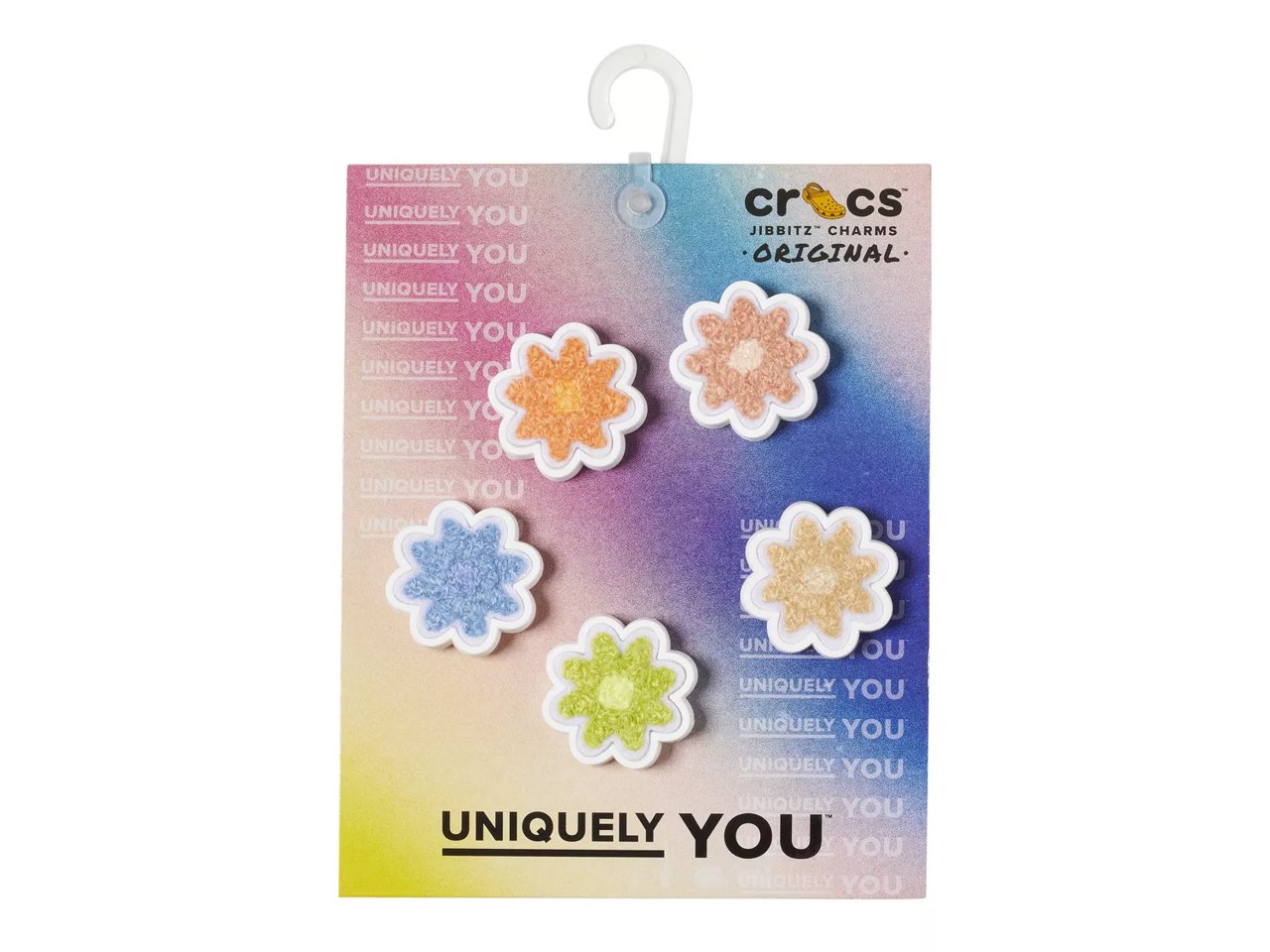 Flower Power Patches Jibbitz Set - 5 Pack