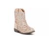 Lil Amelia Cowboy Boot - Kids' Rose Gold Metallic view