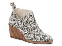 Marta Wedge Bootie - Women's Tan Spot Print view