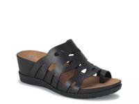 Demetra Wedge Sandal Black view