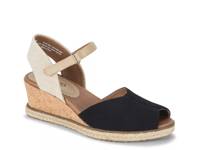 Odetta Espadrille Wedge Sandal Black view