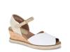 Odetta Espadrille Wedge Sandal White view